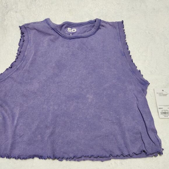 SO Brand Juniors Tank Top Size Small Tie Dye Purple feels Soft  [ - Picture 1 of 6